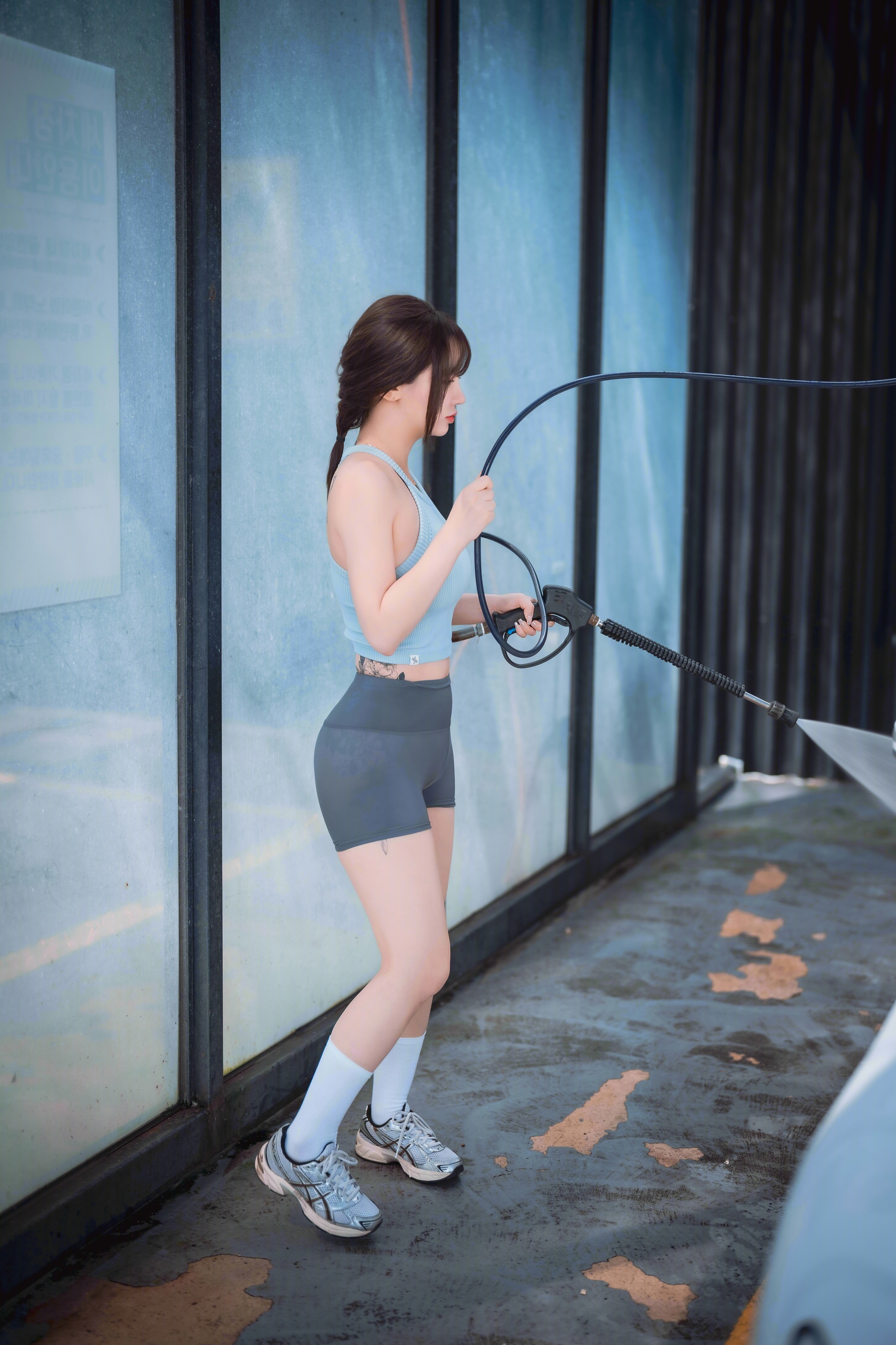 图片[1]-孫樂樂 – NO.088 손예은(孫樂樂Son Ye-Eun) DJAWA Photo – Son Ye Eun – Wash My Car [170P]-XikXak